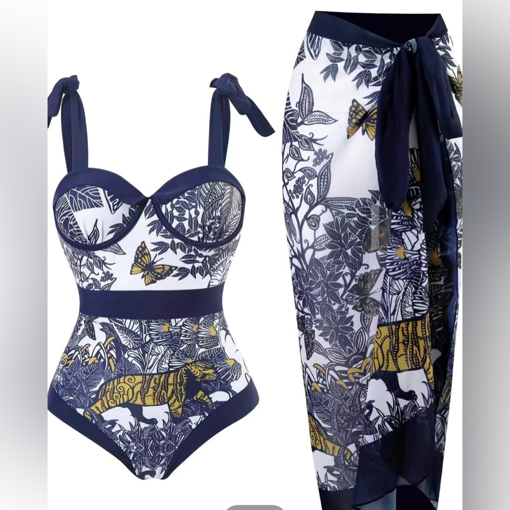 ♣️ NEW TIGERS & BUTTERFLIES SWIMSUIT SET ♠️